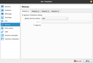 VBox gérer le réseau de ses VM